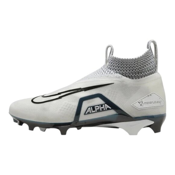 Nike Alpha Menace Elite 3 Football Cleats White Black College Navy CT6648-102